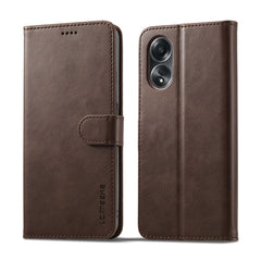 LC.IMEEKE Funda de cuero con tapa horizontal...
