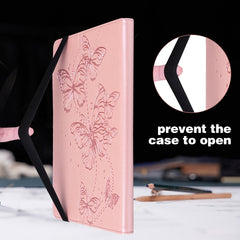 Funda para tableta de cuero con tapa horizon...