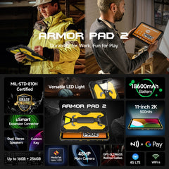 Ulefone Armor Pad 2 Tablet PC resistente, 16...
