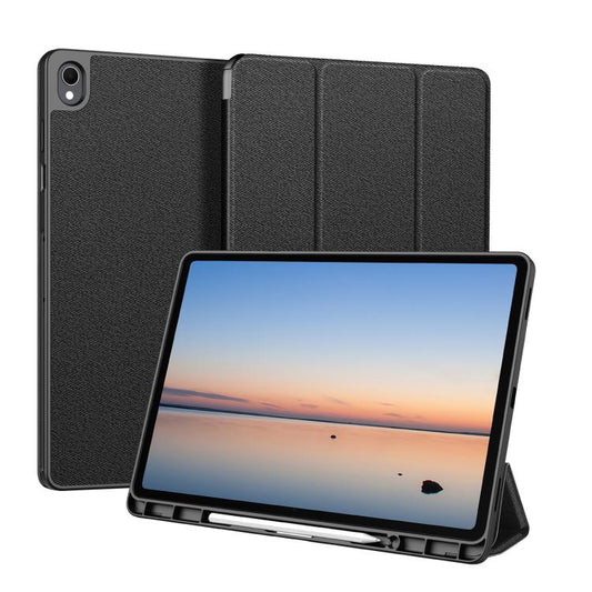 Funda para tableta de cuero con tapa magnéti...