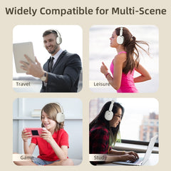 Auriculares inalámbricos plegables para jueg...