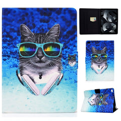 Funda de cuero con tapa horizontal prensada ...