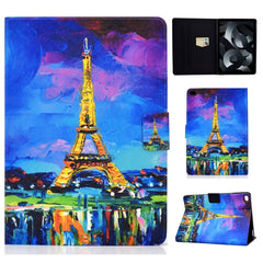 Funda de cuero con tapa horizontal prensada ...