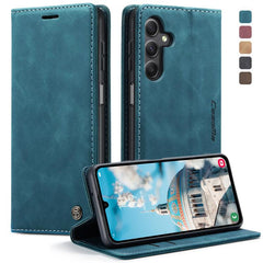 CaseMe 013 Funda de teléfono de cuero con ta...