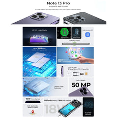 HOTWAV Note 13 Pro, Identificación de Huella...