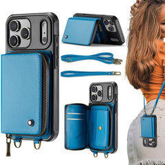 Funda para teléfono de cuero con billetera c...