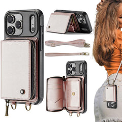 Funda para teléfono de cuero con billetera c...