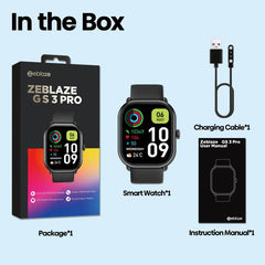 Zeblaze GTS 3 Pro IP68 Reloj inteligente de fitness HD de 1,97 pulgadas