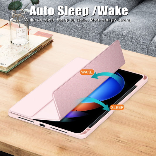 Funda para tableta de cuero inteligente de c...