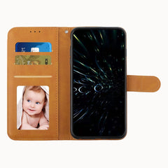Funda para teléfono de cuero con hebilla y t...