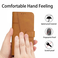 Funda para teléfono de cuero con hebilla y t...