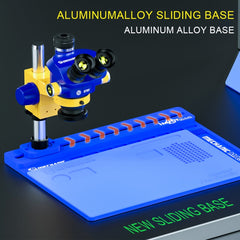 Base deslizante de aleación de aluminio para microscopio mecánico imat Max-air