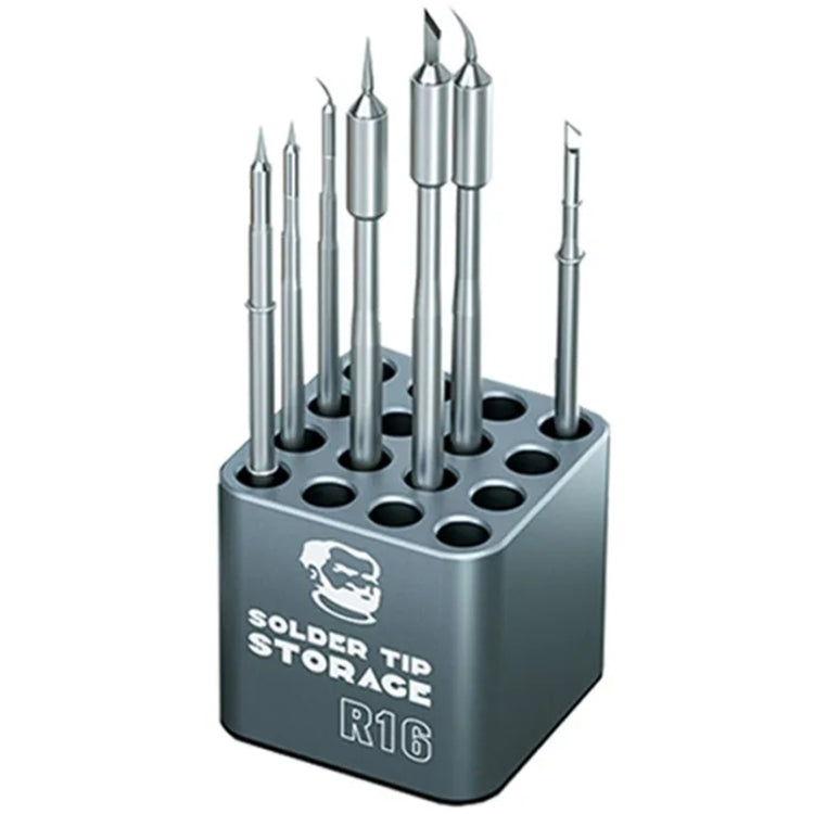 Caja de almacenamiento de protección de puntas de soldadura Mechanic R16