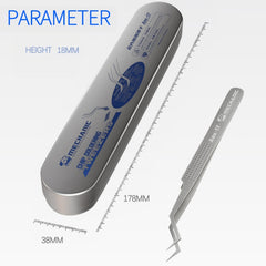 Pinza de acero inoxidable no magnética Aax-1...