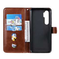 Funda de cuero con tapa horizontal y cremall...