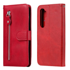 Funda de cuero con tapa horizontal y cremall...