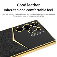 GKK Plating Soft TPU + Funda de cuero para t...