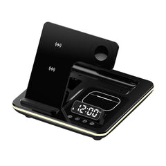 A93 15W 5 en 1 Soporte para teléfono de escritorio con cargador inalámbrico