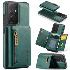 DG.MING M5 Series Zip RFID Funda de cuero de...