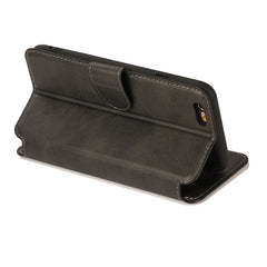Funda de cuero con tapa horizontal y hebilla...