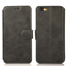 Funda de cuero con tapa horizontal y hebilla...