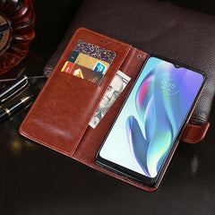 Funda de teléfono de cuero con textura Crazy...