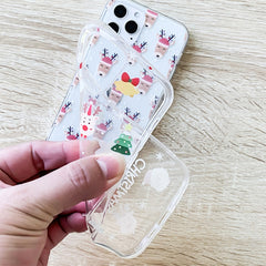 Caja del teléfono de TPU suave transparente ...