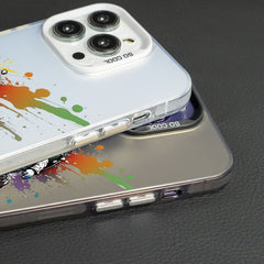 Caja de teléfono PC+TPU esmerilada con tinta...