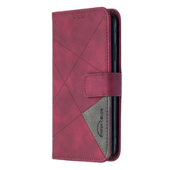 Estuche de cuero con tapa horizontal y hebil...