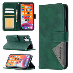 Estuche de cuero con tapa horizontal y hebil...