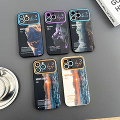 Caja del teléfono de TPU con ventana grande ...