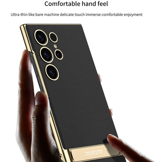 Funda para teléfono GKK Triumph de piel lisa...