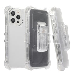 Caja helada del teléfono de PC+TPU con el cl...