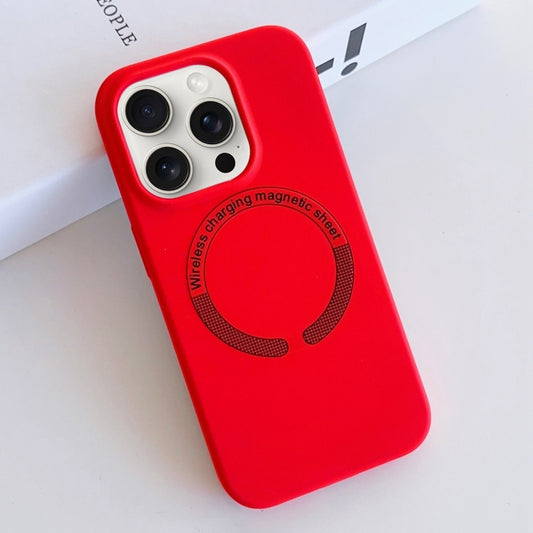 Funda para teléfono de silicona líquida magn...