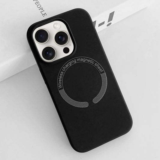 Funda para teléfono de silicona líquida magn...