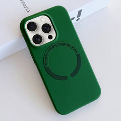 Funda para teléfono de silicona líquida magn...