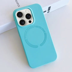 Funda para teléfono de silicona líquida magn...
