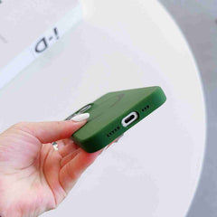 Funda para teléfono de silicona líquida magn...
