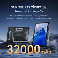 OUKITEL RT7 TITAN 5G Network IP68/IP69K Tabl...