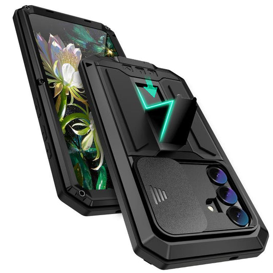 R-JUST Funda para teléfono con soporte imper...