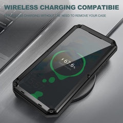 R-JUST Funda para teléfono con soporte imper...