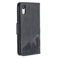 Funda de cuero PU con tapa horizontal y text...