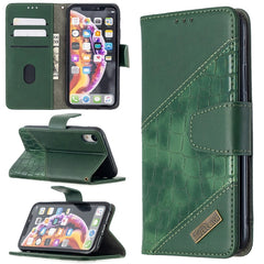 Funda de cuero PU con tapa horizontal y text...