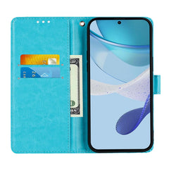 Funda para teléfono de cuero de tejido liso ...