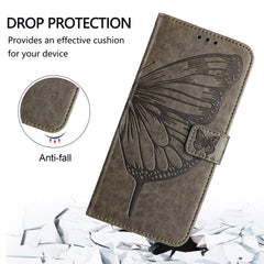 Funda para teléfono de cuero con mariposa en...