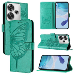 Funda para teléfono de cuero con mariposa en...