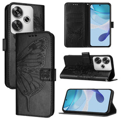 Funda para teléfono de cuero con mariposa en...