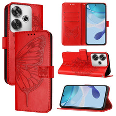Funda para teléfono de cuero con mariposa en...