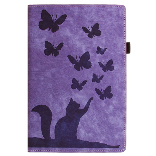 Funda para tableta de cuero con estampado de...