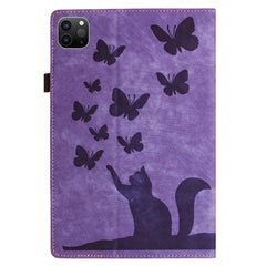 Funda para tableta de cuero con estampado de...